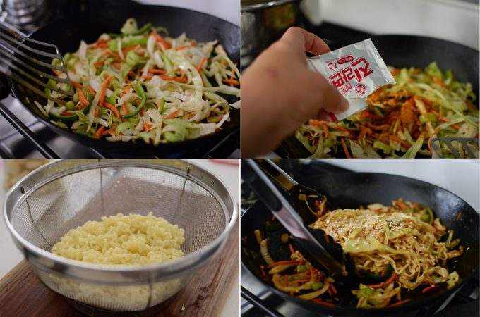 10-minute Ramen Stir-Fry with Vegetables