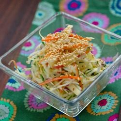 An unfussy apple coleslaw recipe