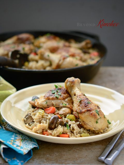 Chicken and Rice Casserole, creamy