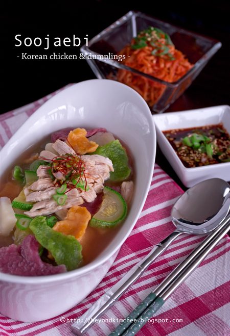 Chicken Soojaebi, a home-kitchen plate