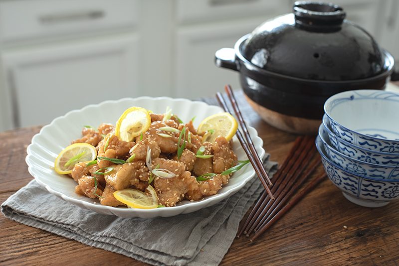 Chinese Lemon Chicken, crispy