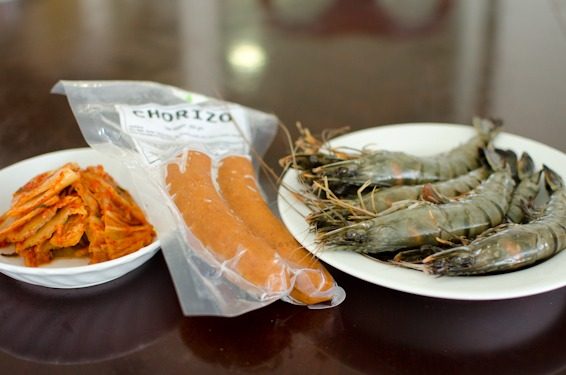 kimchi paella