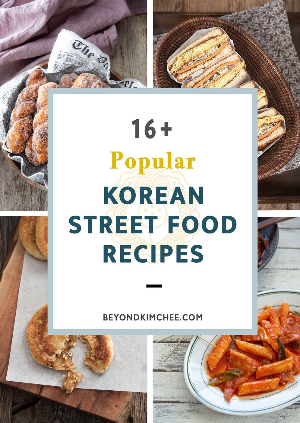 A collection of Korean street food recipe roundup