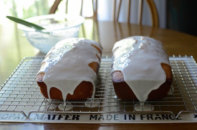 Luscious Lemon Loaf Cake, cooked at home