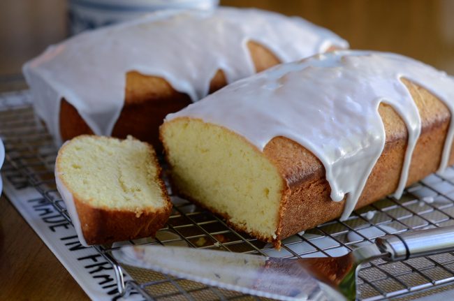 Luscious Lemon Loaf Cake, cooked at home