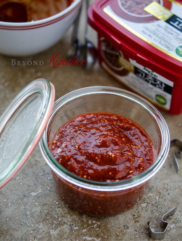 Kitchen-made gochujang sauce is great way to dress up many Korean dishes.