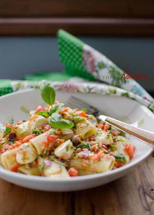 Pasta with Checca Sauce