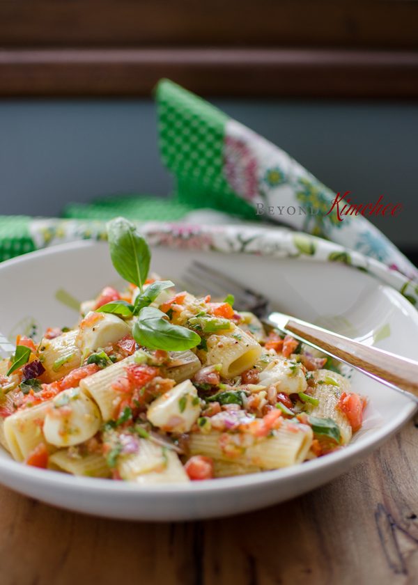 Pasta with Checca Sauce