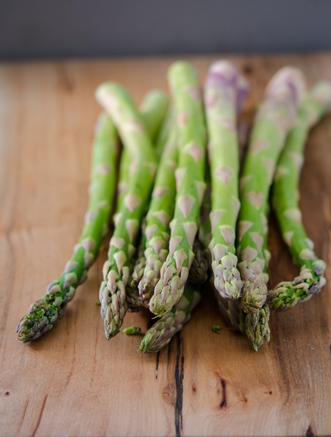 Roasted Asparagus, with Brown Butter Balsamic Sauce, cooked at home