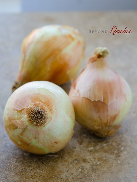 Vidalia onion is great for making a braised onion side dish.