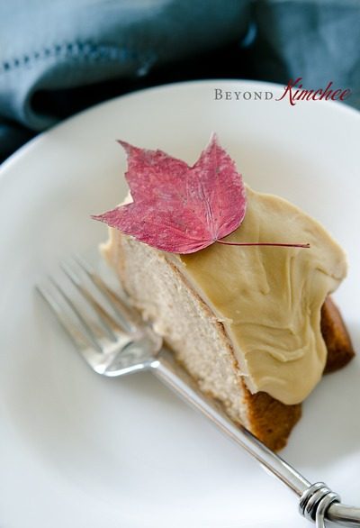 Spice Cake with Caramel Icing