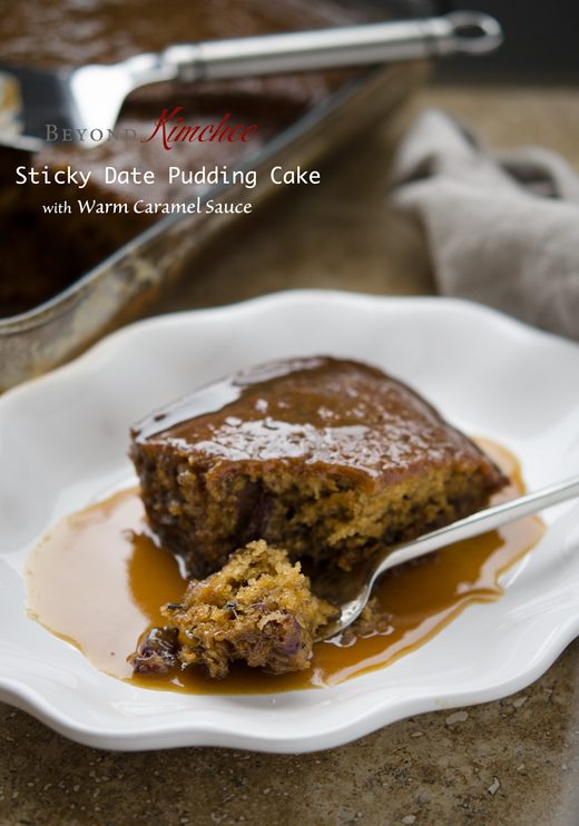 Sticky Date Pudding Cake with Warm Caramel Sauce