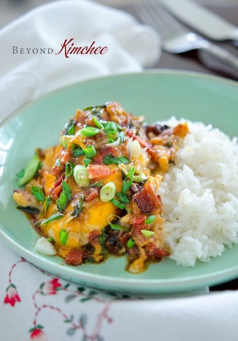teriyaki ranch baked chicken is served with rice