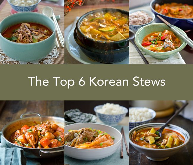 A collection of best Korean stew recipes are compiled together.