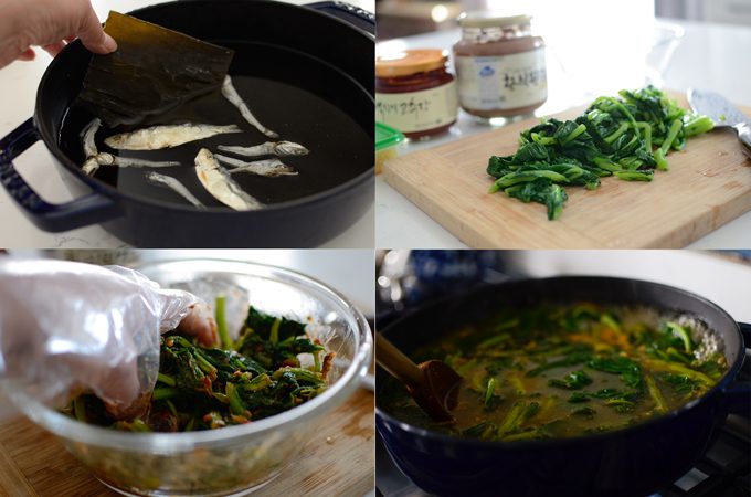 Turnip Green Potato Soup