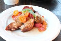 Sweet & Tangy Balsamic Chicken with Burst Heirloom Tomatoes