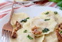 Golden Sweet Potato Ravioli