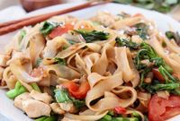 Fiery Thai Basil Noodles
