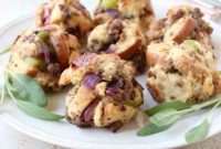 Savory Sausage Stuffing Bites