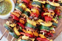 Vibrant Grilled Vegetable Skewers