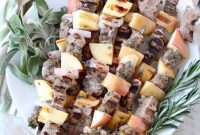 Fragrant Rosemary Sage Pork Skewers