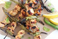 Sweet Heat Jalapeño Chicken Skewers