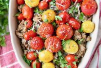 Italian Turkey Polenta Bake