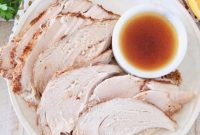 Bourbon Orange Glazed Slow Cooker Turkey Breast