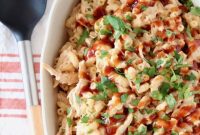 Smoky BBQ Chicken Mac Bake