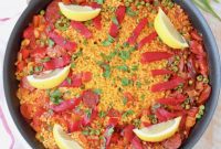 Saffron-Kissed Chicken & Chorizo Paella