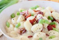 Easy One Pan Potato Gnocchi Bake