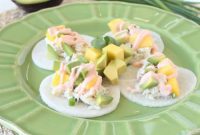Crisp Jicama Crab Tacos