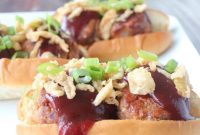 Smoky BBQ Meatball Hero