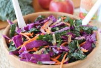 Crisp Kale and Apple Slaw