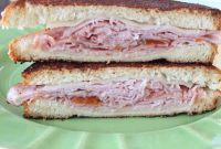 Sweet and Savory Apricot Ham and Cheese Sandwich
