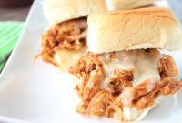 Smoky Sweet Chipotle Pulled Chicken Sliders