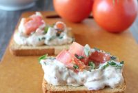 Warm Bruschetta Cheese Dip