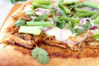 Seoul-Style BBQ Chicken Pizza