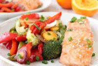 Sticky Orange Salmon Foil Bake