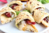 Easy Naan Pizza Rolls
