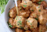 Thai Peanut Turkey Meatball Bliss