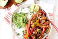Sizzling Turkey Fajita Rice Bowl