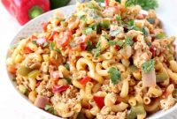 Skillet Chicken Fajita Pasta