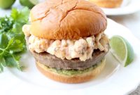 Zesty Elote Turkey Burgers