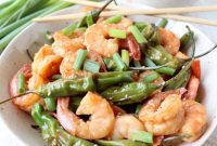 Sizzling Shishito Shrimp Stir Fry