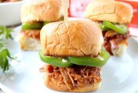 Luau Slow Cooker Chicken Sliders