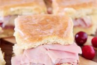 Sweet & Savory Cranberry Brie Ham Sliders