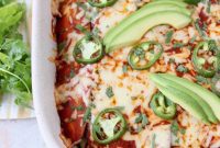 Zucchini Enchiladas Low Carb Makeover