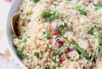 Zesty Roasted Tomatillo and Sweet Corn Couscous