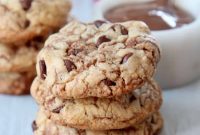 Nutella Swirl Chocolate Chip Cookies